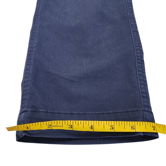 J Crew Factory Womens High Rise Girlfriend Chino Pant Size 10 Navy Blue Preppy - Picture 14 of 14
